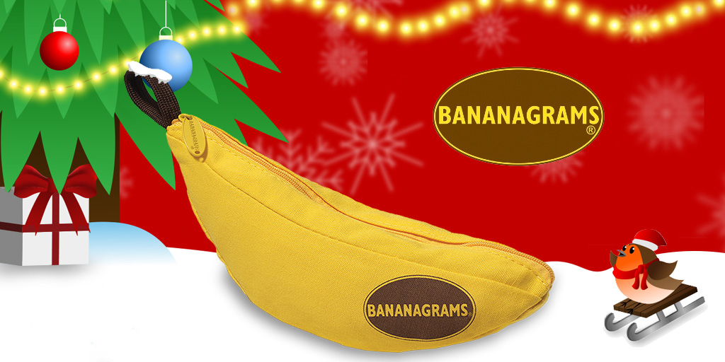 AsmodeeUK's tweet image. 🎁🎄#BoardGameAdventCalendar 🎄🎁Day 21 is: Bananagrams! Simply #RT &amp;amp; #follow us to be in with a chance to #win! This year we’ll pick a winner every day! Open to UK residents only #boardgames #tabletop