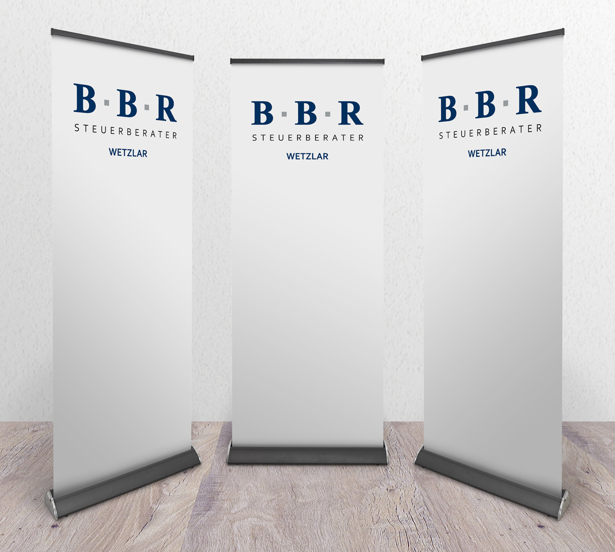 Für unseren Kunden BBR Steuerberater haben wir neue Roll-ups realisiert.
#rollup  #wetzlar #werbeagentur #konzeption #grafik #design #gießen #agentur #werbung #messewand #agenturleben #lahndillkreis #druck #werbungwirkt #advertisment #print #wirliebendesign #gestaltung #beratung
