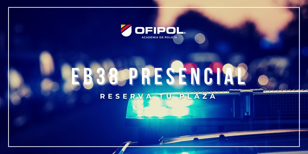 OfipolESP's tweet photo. Sabemos que lo estabais esperando 😎
Ya puedes reservar tu plaza para #EB38 presencial
Click aquí 👉 https://t.co/f5dYtHtiUb https://t.co/L8VNyzcCWn