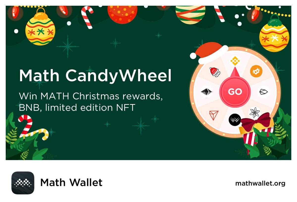 Dka071's tweet photo. Download MathWallet @MathWallet and join Math Christmas CandyWheel Now! https://t.co/cskrq2cFFH #giveaway #airdrop https://t.co/EInR43Une4