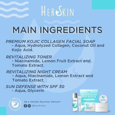 HerSkinPH__'s tweet photo. In behalf of KathRyee, I'am introducing Her Skin Revita-Glow Skin Rescue Kit. And you may get yours via Shopee for only ₱349.

https://t.co/yoaBEwQ0Nc https://t.co/xYo8Z3XEre