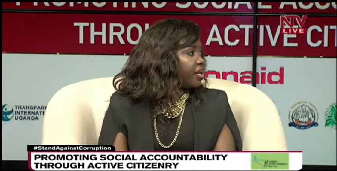 ntvuganda's tweet photo. People need to learn that corruption isn't only when billions are swindled, anything that involves using a shortcut is corruption - Mercy Munduru, Program Manager at ActionAid Uganda. #IStandAgainstCorruption | https://t.co/EXKDnqA2UK https://t.co/AMq1Np609s