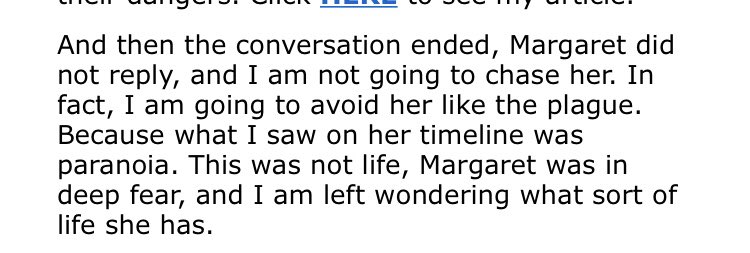 I am always happy to talk to  @PlaceSteph - indeed anyone who isn’t promoting criminality - because only discussion will lead us out of a dark place. But this is wrong. https://www.stephsplace.uk/margaret-the-terf.cfm