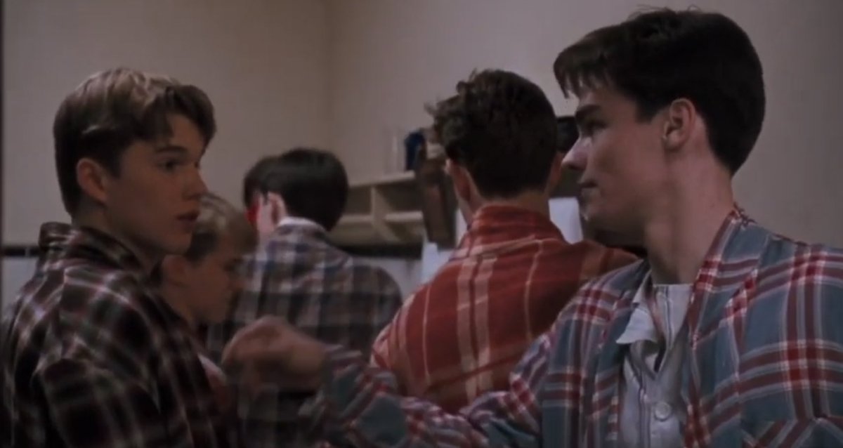 todd and neil starring at each other: a thread  #deadpoetssociety