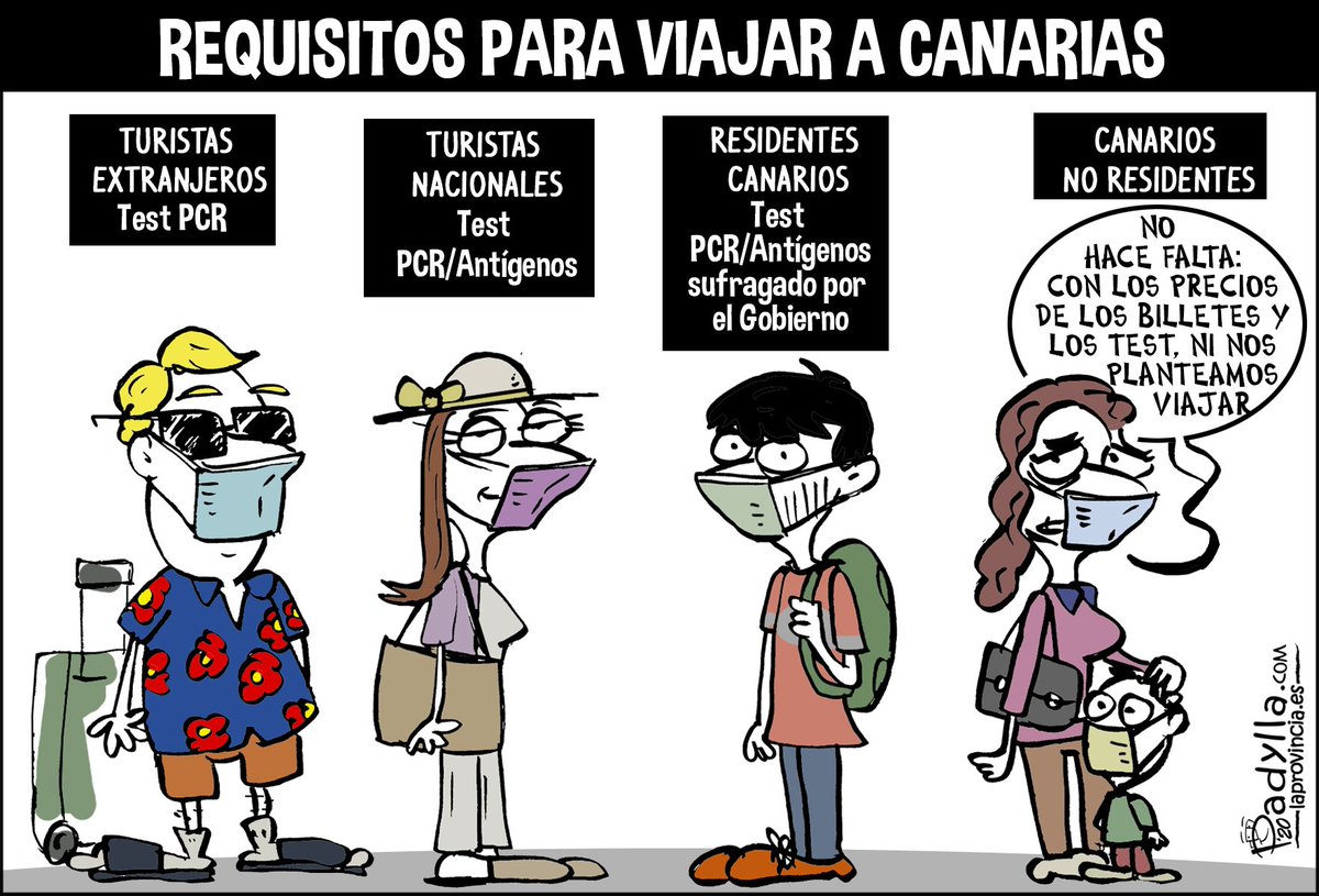 Padylla's tweet photo. Requisitos para viajar a Canarias
Hoy en @laprovincia_es y @eldia https://t.co/UVqw9dX90X