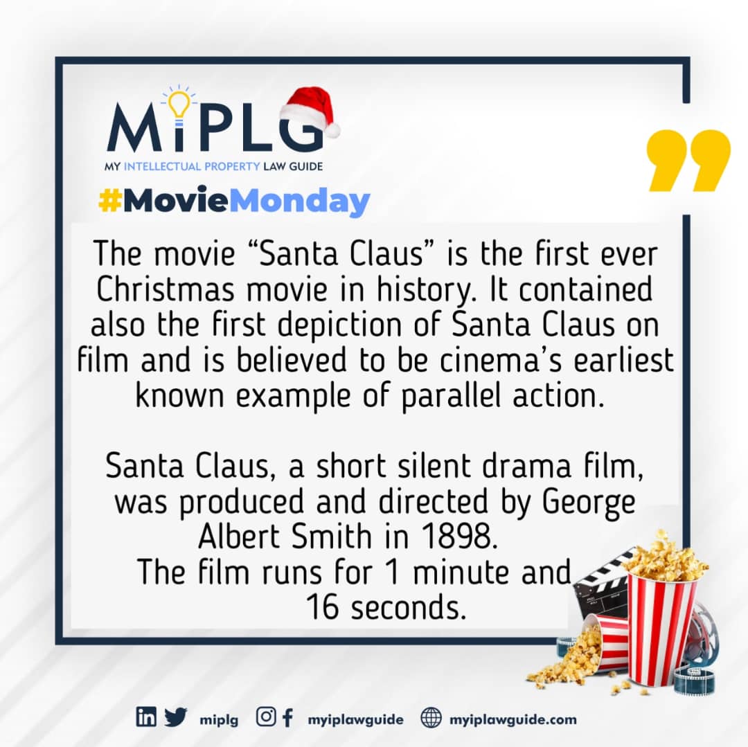 miplg's tweet photo. It's Movie Monday! And have we got an interesting fact for you! 🎄🎄🎉🎉🎊
#MIPLG #Monday #moviemonday #ip #creativity #innovation

Did you know? https://t.co/s8ySYbWMcG