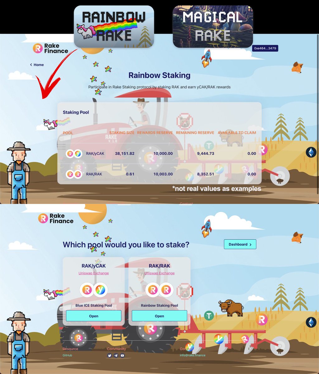 Rake Finance tweet media