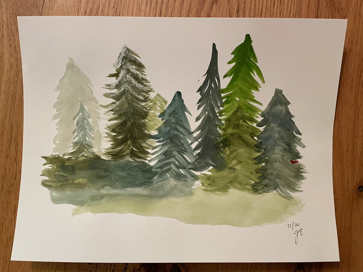 gailettaro's tweet photo. So, I’ve been wanting to take time for reconnecting to art. I did. While, I’ve got insanely talented relatives, this was my venture back #watercolor #artherapy #firstpaintinginyears https://t.co/gXFilASTVN