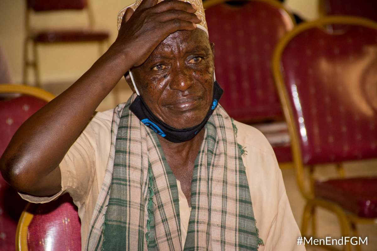 Thread Notification! On today's  #MondayMotivation I will share the faces of men from different communities in  on watching a film of the actual cutting of women & girls during  #MenEndFGM training. I repeat men have no idea of what  #FGM entails cc  @Atayeshe  @unicefchief