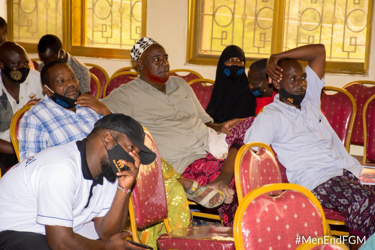 Thread Notification! On today's  #MondayMotivation I will share the faces of men from different communities in  on watching a film of the actual cutting of women & girls during  #MenEndFGM training. I repeat men have no idea of what  #FGM entails cc  @Atayeshe  @unicefchief