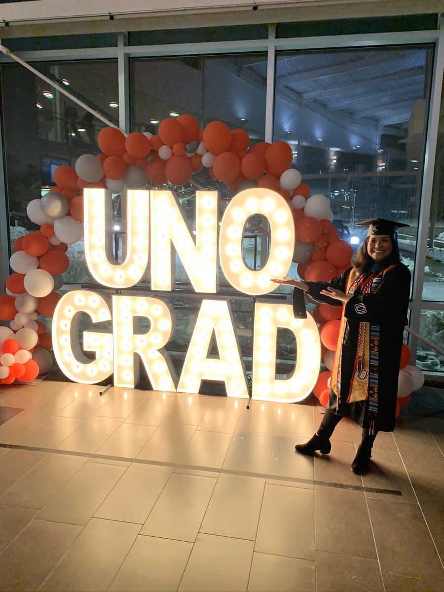 DokuYuriko's tweet photo. My graduation from @UNOmaha with a master of Public Administration brings me so much happiness and pride. Once a Maverick, Always a Maverick! #MavSpirit #unospa #uno_ollas https://t.co/pguaSwcxoC