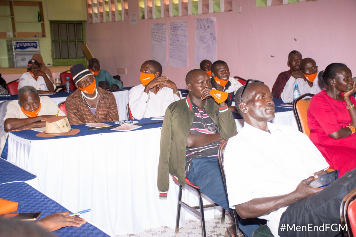 As the custodians of culture, they need to understand the hard realities of  #FGM. After watching the film the conversation normally changes. They sober up and start coming up with solutions on how they can  #EndFGM. This has happened in more than 10  #MenEndFGM trainings
