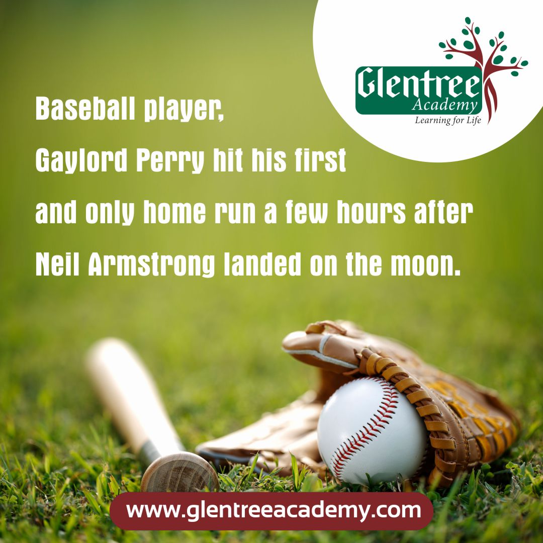 Glentree Academy on X: Baseball player, Gaylord Perry hit his first and  only home run a few hours after Neil Armstrong landed on the #moon  #mondaythoughts #baseball #Facts #FactsMatter #sport #player #MondayMood #