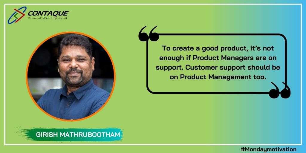 contaque1's tweet photo. #mondaymotivation #mondaythoughts #mondayinspiration #CustomerExperience #Contaque

@FreshworksInc @freshdesk @mrgirish https://t.co/3fSKt3vsXE