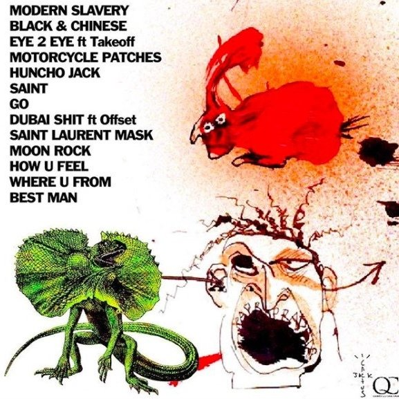 RapFavorites's tweet photo. 3 years ago today, Travis Scott &amp; Quavo released their ‘Huncho Jack, Jack Huncho’ collab album. https://t.co/zVWvfuXvJW