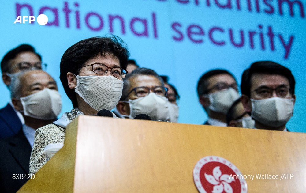 AFP's tweet photo. Hong Kong faces no respite from Beijing's crackdown on dissent after a year that saw its status as a free speech bastion collapse under a security law that has radically transformed the city https://t.co/CGAVsQQmGv https://t.co/iit6yxuaiF