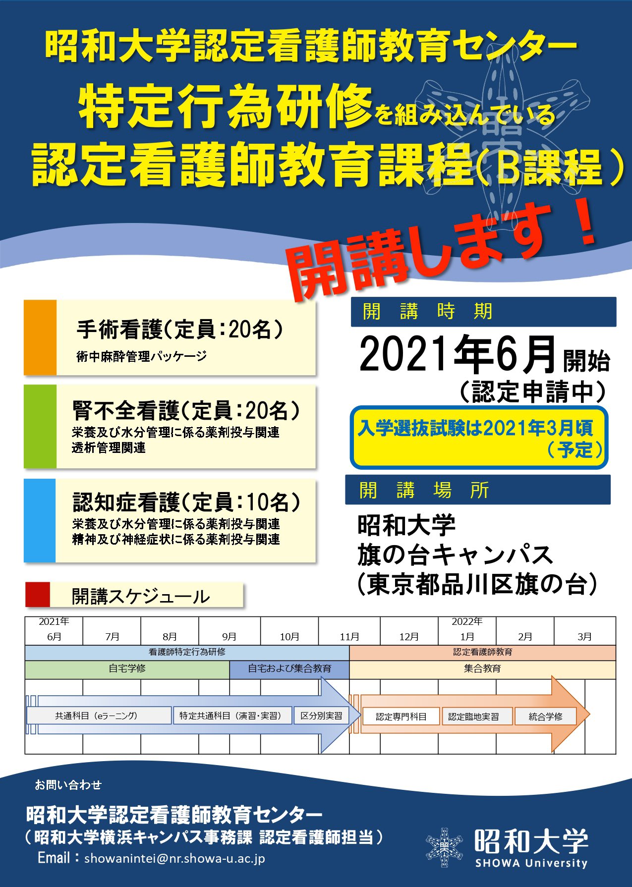 公式 昭和大学認定看護師教育センター Showa Cn Twitter