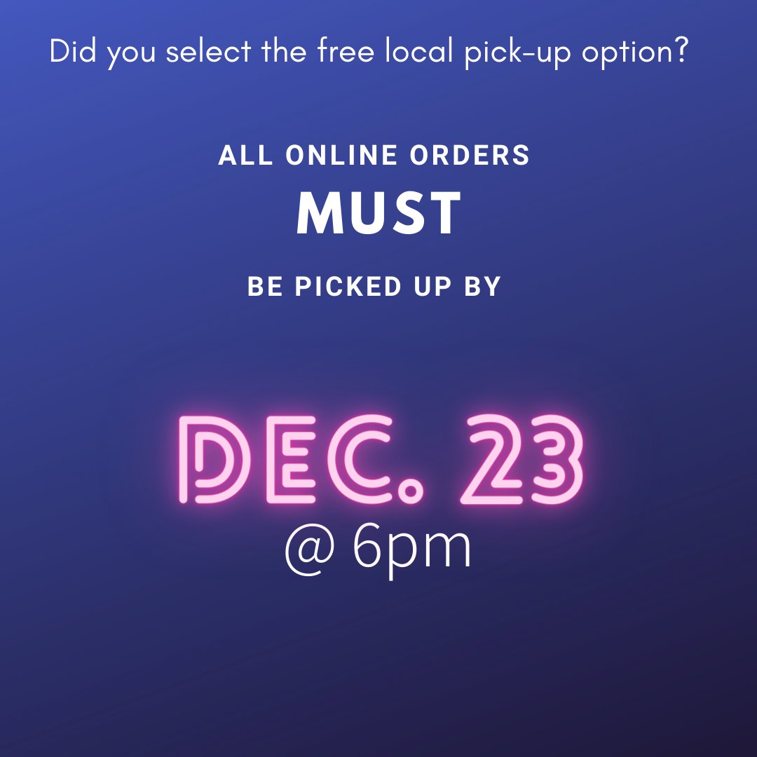 WeeLoveBaby's tweet photo. A friendly (and important) reminder for those who have yet to pick up their online orders from the store. https://t.co/gFrMdfp2B3