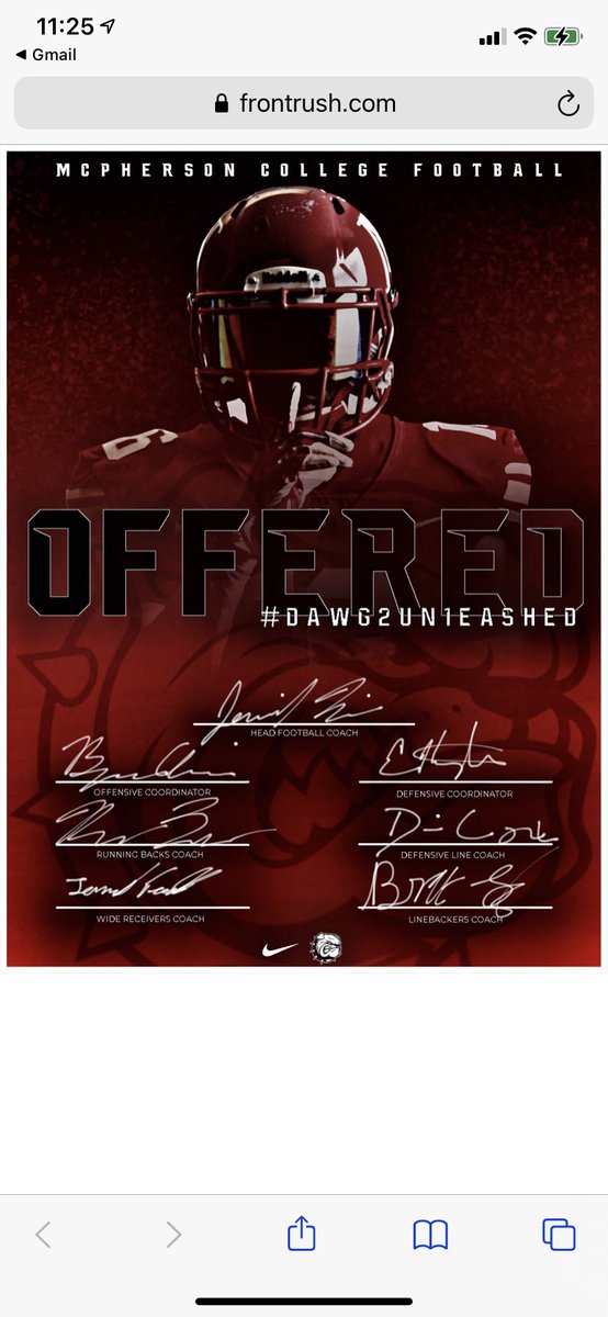 _kb_6's tweet photo. I am thankful to say that I have received an offer from McPherson College! Thank you @CoachJFisc for the opportunity.  @Fhall565Hall @scout_trout https://t.co/kkt6Zj1hop