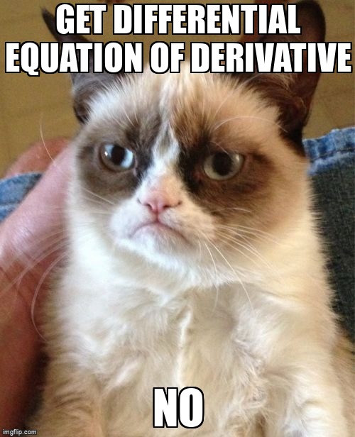 overflow_meme's tweet image. Get differential equation of derivative stackoverflow.com/questions/6538… #symbolicmath #differentialequations #differentiation #matlab