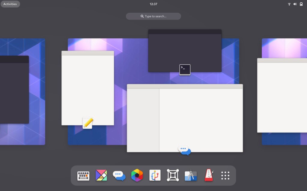 OpenrootT's tweet photo. Significant changes to the GNOME Shell interface are expected in GNOME 40 https://t.co/9KGDa22gpB
#GNOME https://t.co/S9jHYCUi8b