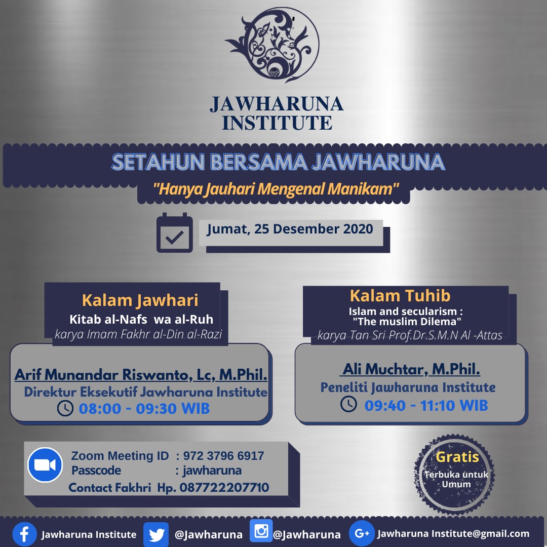 jawharuna's tweet photo. Setahun Bersama Jawharuna

Pendaftaran: https://t.co/BYJlTuEBsO
Narahubung: Fakhri: https://t.co/keyh2tq1LT

#jawharuna #setahunbersamajawharuna #kalamjawhari #kalamtuhib #daras #indonesia #malaysia #singapura #melayu #nusantara #islam #alrazi #alattas #epistemologi https://t.co/8vKG9jc4Nq