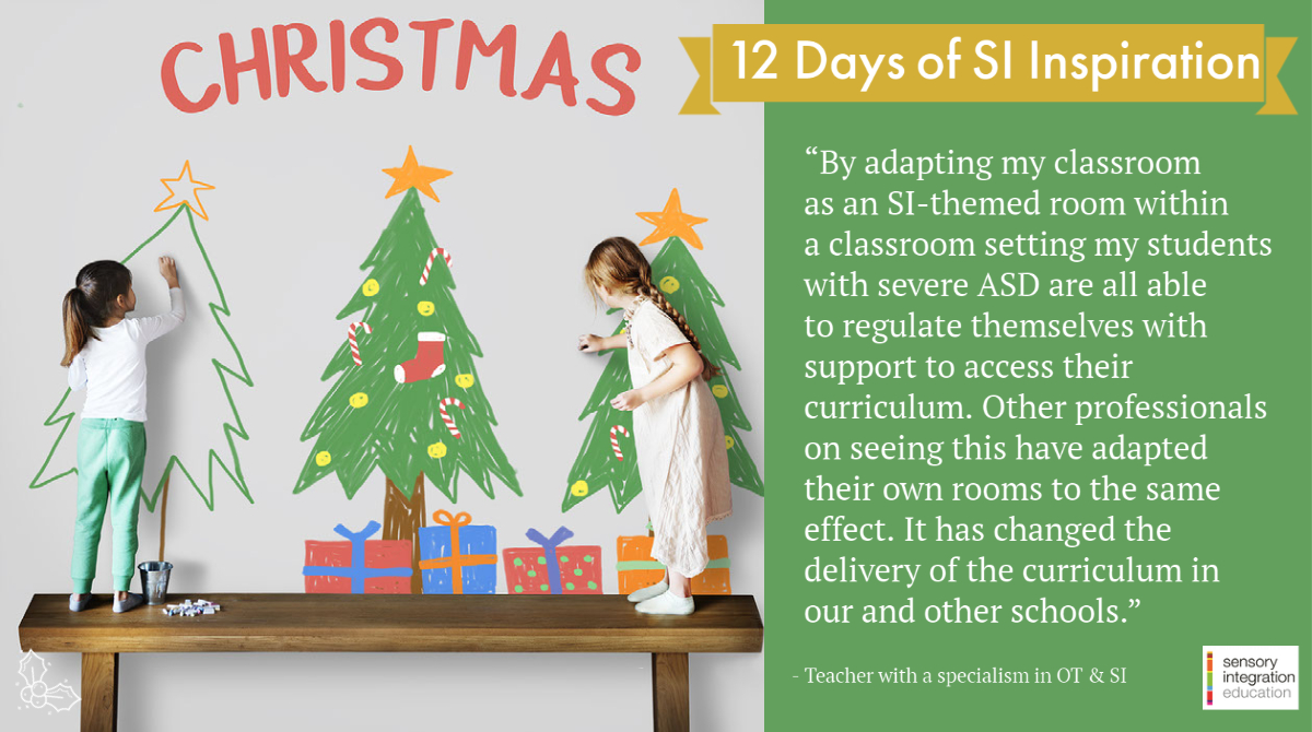SINetwork's tweet photo. Here's Day 9 of our 12 Days of SI Inspiration 😊 

#SensoryIntegrationEducation #SensoryIntegration #SensoryProcessing https://t.co/WP8b82ro3v