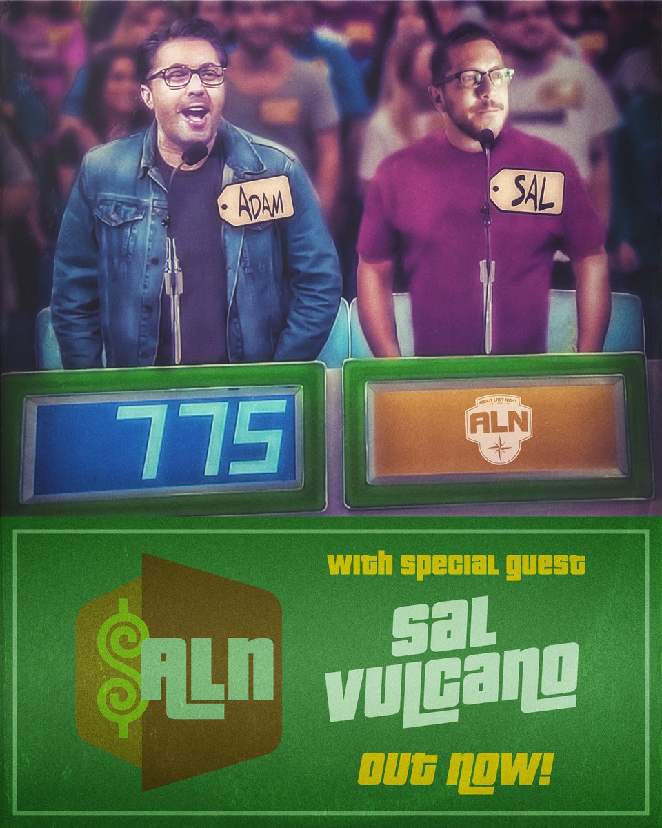 adamraycomedy's tweet photo. NEW @alnpodcast with @salvulcano!!
Price is Right, Family Feud, Pizza, presents,  podcasts, cruises, Misery Index &amp; more!🤘

https://t.co/7texoAy4cP

#alnpodcast #salvulcano #impracticaljokers #adamraycomedy https://t.co/wsgEkdPUL6