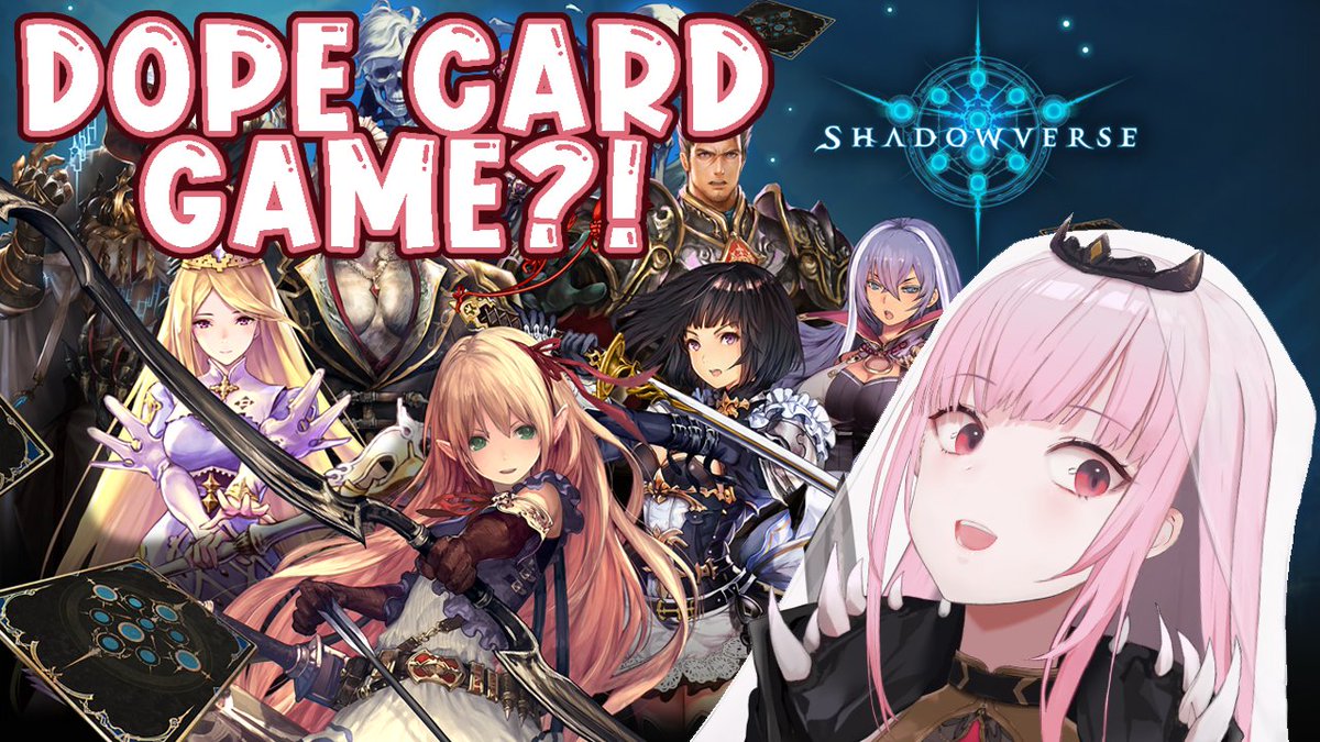 Shadowverse on Twitter: "We are so excited for @moricalliope to play  Shadowverse for the first time at 23:00 JST!" / Twitter