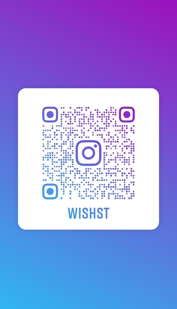 حساب #متجر_أمنية  #wis-sh ع Instagram! 
اسم المستخدم: wishst
او عبر الرابط التالي 
instagram.com/wishst?r=namet…
أو عبر الكود الواضح في الصورة 👇🏼