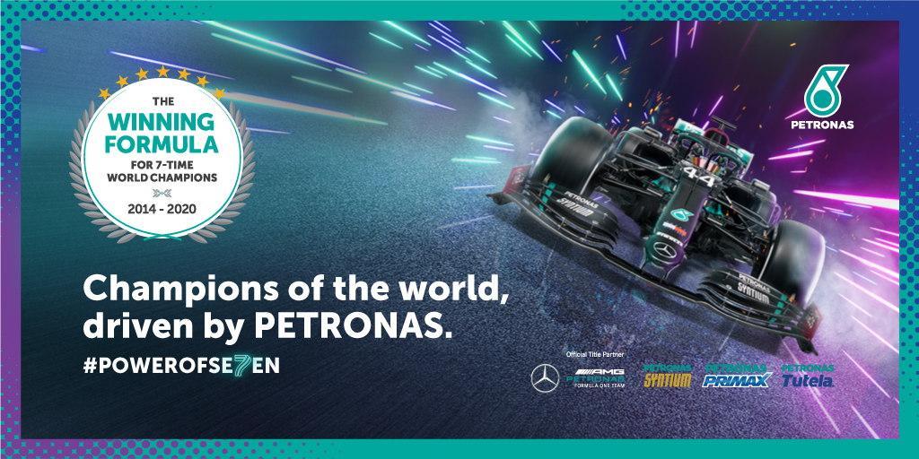 PET_Motorsports's tweet photo. This 7th consecutive double World Championship win is as much ours, as it is yours. It is history made, won and driven by you, our champions and our Fluid Technology Solutions™. Enjoy your drive today knowing that your car is fuelled by the #POWEROFSE7EN. https://t.co/cIs3KyqCmo