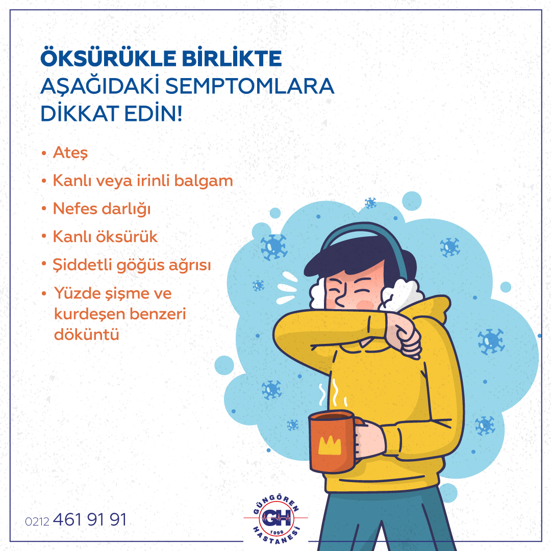gungorenhastane's tweet photo. Öksürüğe eşlik eden yukarıdaki semptom ve durumlarda mutlaka doktorunuz ile iletişime geçin.
#güngörenhastanesi #sağlık #sağlıklıyaşam #öksürük #ateş #nefesdarlığı https://t.co/NZwdw5JOnk