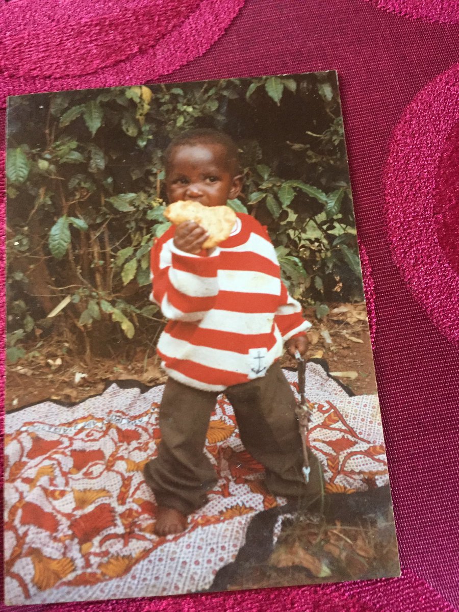 @KCBGroup Hallelujah! this is 1995 Dec my mother bought for my brother this trouser ikawa kidogo and she had give it to me.mind you we were very poor .confirmation ya Christmas ilikua hiyo mandazi mnaona hapo 😂I had to eat it like I will never see it again 😂😂😂😂😂.