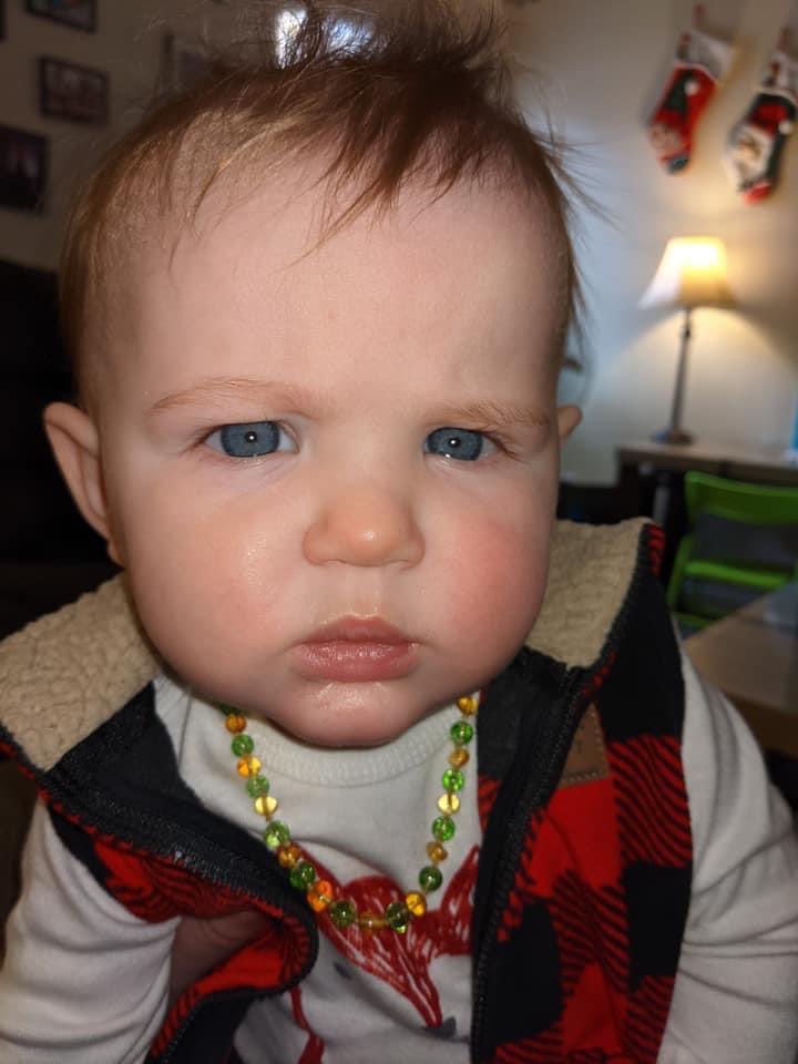 BrandiGoss1's tweet photo. One year old Smize @tyrabanks https://t.co/xxu768ncCu