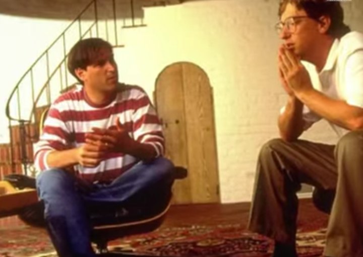 WHEN STEVE JOBS AND BILL GATES WERE FRIENDS.