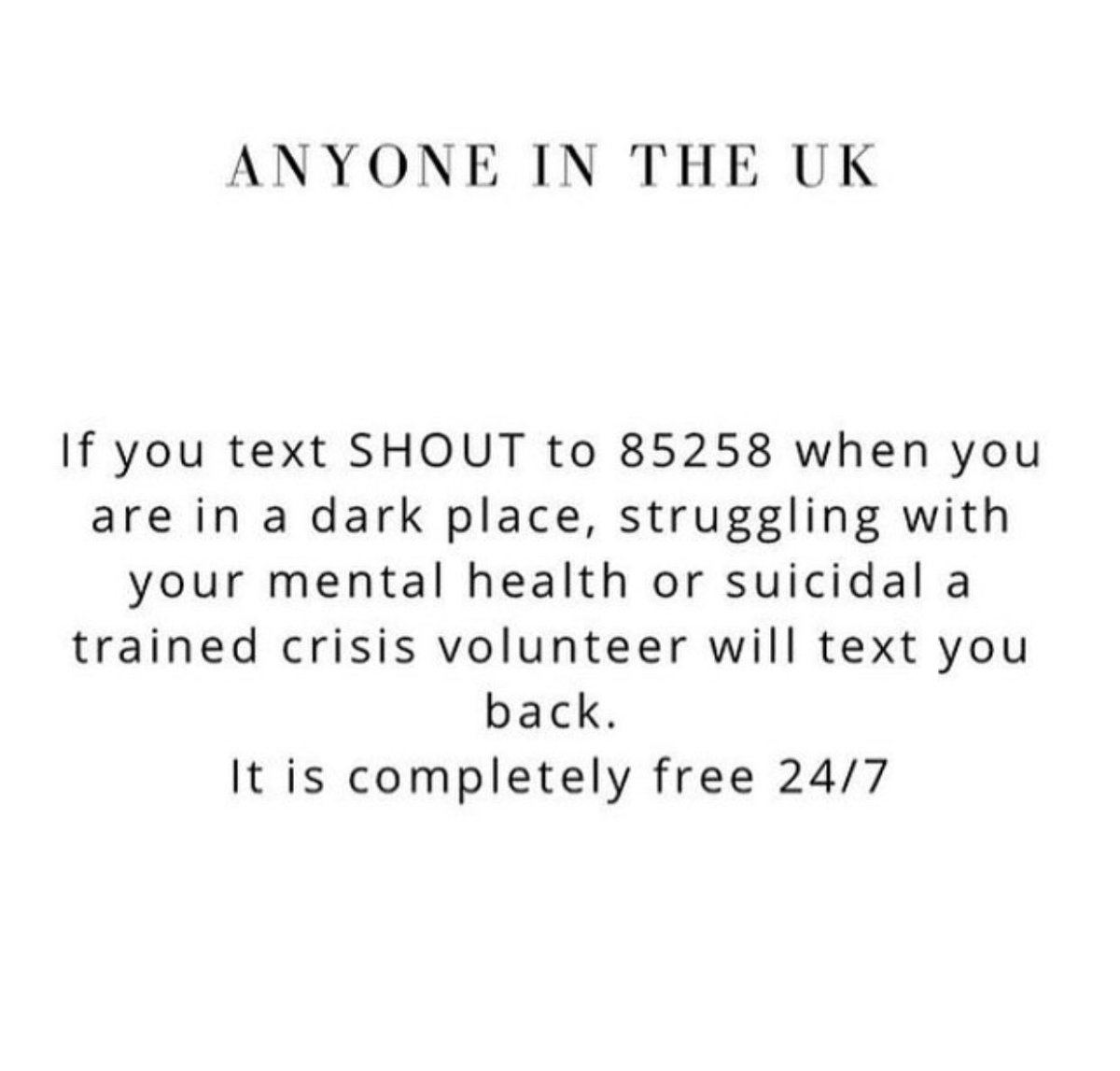 Sarah_Berg's tweet photo. 💚💚 I know it’s hard, but please don’t suffer in silence! 💚💚 #SHOUT #MentalHealthMatters #SuicidePrevention #DontSufferAlone #BeKind https://t.co/06wJfFPsHK