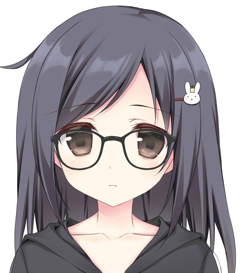 「眼鏡こりえちゃん(ラフ 」|梱枝りこ🐶冰剣の魔術師アニメお疲れ様でした！のイラスト