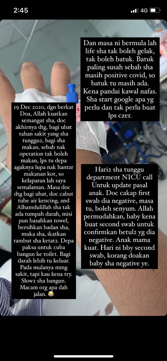 Since I positive COVID-19 during 38 weeks pregnant, so this is my story, hampa boleh baca untuk baca pengalaman or ambil as iktibar. 