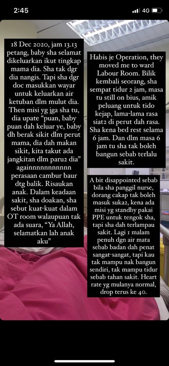 Since I positive COVID-19 during 38 weeks pregnant, so this is my story, hampa boleh baca untuk baca pengalaman or ambil as iktibar. 