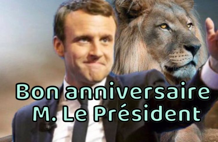MARCLANDES40's tweet image. Bon anniversaire à notre jeune Président 👍👍
