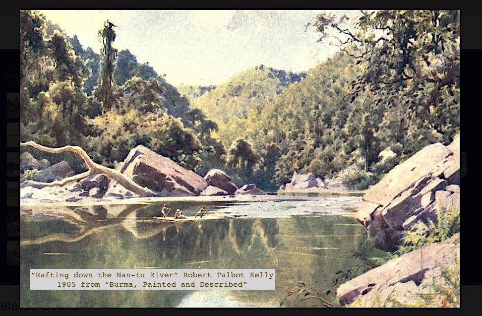 3. Inhabitants of lands that would be conquered by kingdoms & colonists to become Burma lived for millennia in proximity to forests. They used forest bamboo for their homes, rafts and tools. Forests provided animals & plants for food. And shelter when fleeing invaders.