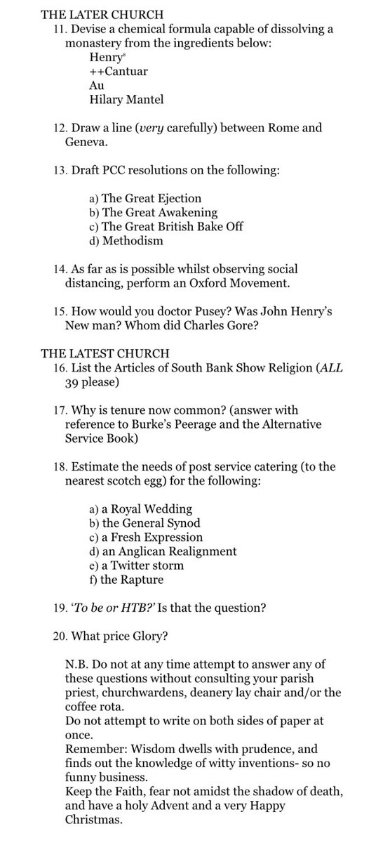Was asked to produce a Christmas quiz for a church magazine and (with apologies to Sellar and Yeatman) decided to make it as silly as possible: