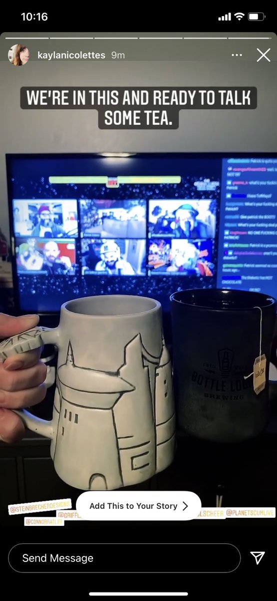 DanStonebraker's tweet photo. Living our best lives and Talkin’ Tea with Zouks + The Boys 
@patrickcotnoir 
@GLucasTalkShow 
@GriffLightning 
@connorratliff 
@paulscheer 
#jasonmantzoukas
@planetscumlive https://t.co/lo0OpES55e