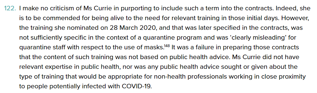 You really have to wonder why the  @VicGovDHHS wasn't providing or at leasing approving this training. Ridiculous. incompetent and pathetic. You have to wonder why  @JennyMikakos didn't direct someone to be involved in this. #auspol  #springst  #hotelquarantine