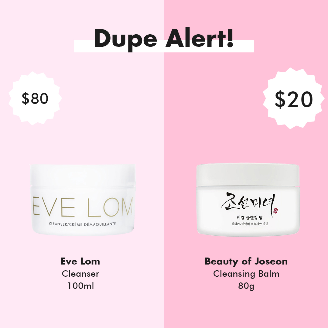 stylevana_sv's tweet photo. 📣 Good news, cleansing balm lovers! We found you a wallet-savin' DUPE 😍👇🏻 Swap in @beautyofjoseon_official's Cleansing Balm for Eve Lom's Cleanser asap 🙋🏻♀️ #SVDupesAlert
SHOP HERE: https://t.co/1UXakMeVW7
#stylevana #dupe #dupealert #beautyofjoseon #cleansingbalm https://t.co/uABJ1ZOy1d