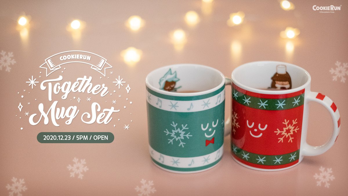 CookieRunOBEN's tweet photo. Coming soon! ☕️
CookieRun Together Mug Set ✨
Let's give some love to Cocoa Cookie and Mint Choco Cookie! 💕 https://t.co/22b25I5RD9