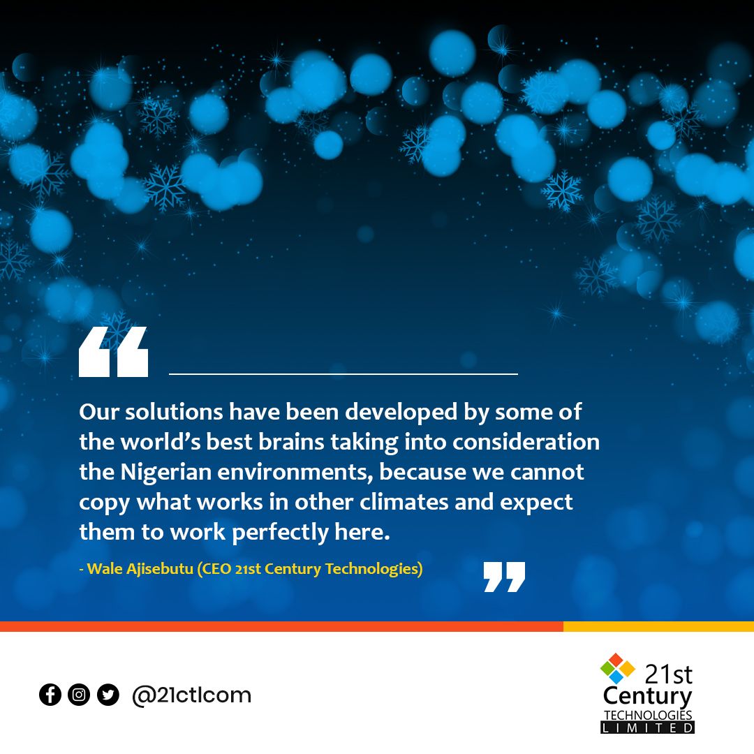 21ctlcom's tweet photo. Our clients deserve what works. Not what ought to work.

#21stctl #21stcenturytechnologies #MondayMotivation #techtwitter #techsolutions #Businesssolutions #Nigeria https://t.co/8Isv5HBCdy
