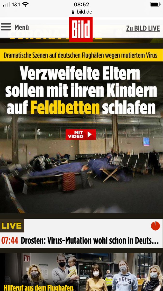 Anders formuliert: „Dämliche Eltern reisen auf dem Höhepunkt einer Pandemie mit Kindern mit dem Flieger herum“.