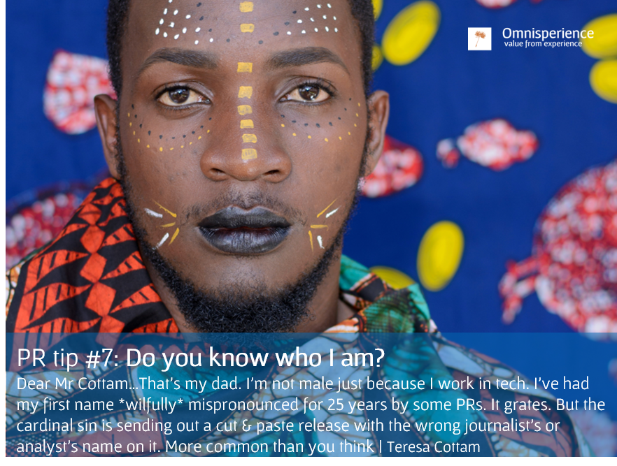 Teresacottam's tweet image. On the 7th day of Xmas Teresa said to me: please learn to say Teresa correctly and check you have changed the name on your cut&amp;amp;paste email #ARchat #PRtips #PRchat #PR #publicrelations #digital #telecom #mobile @colincmann