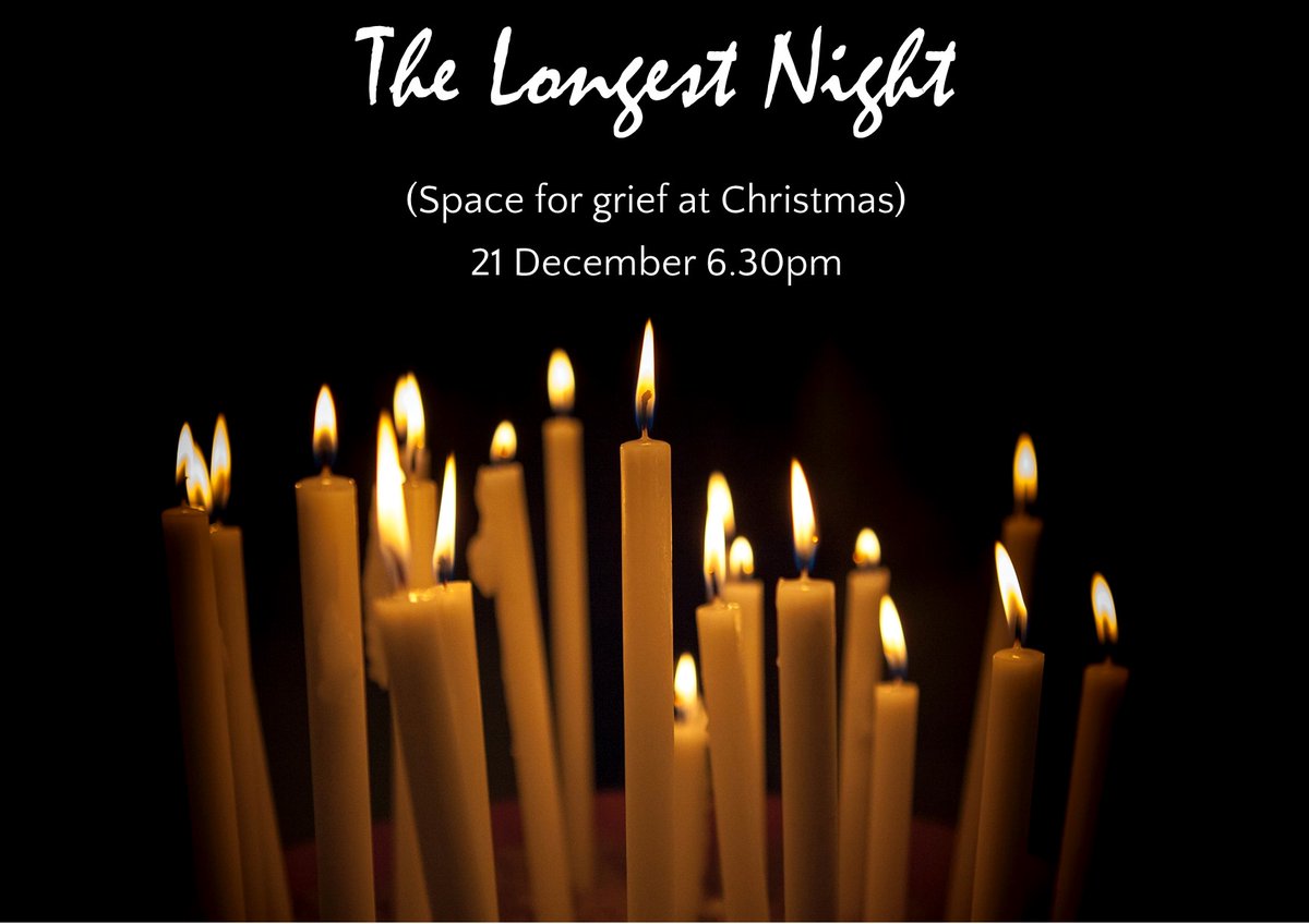 Do join us tonight at a quiet carol service with space for those who find Christmas hard.  Also on Zoom (via SJTL website) and Facebook Live #beautyforashes #church  #stillopen #Christmas #lament